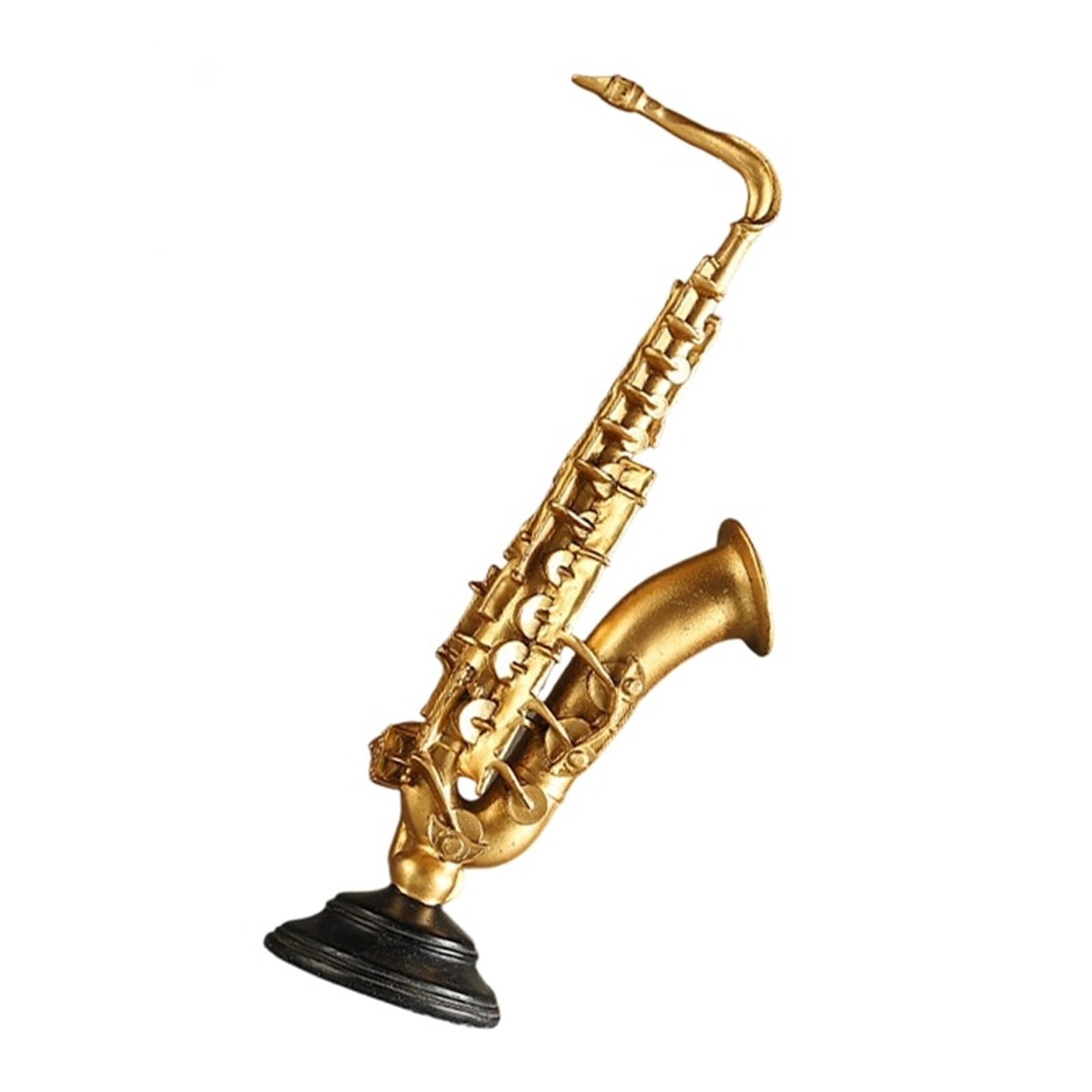 ZXFJYUIP Professional Musical Instrument Decorations Vintage Saxophones And Violins(Saxophone)