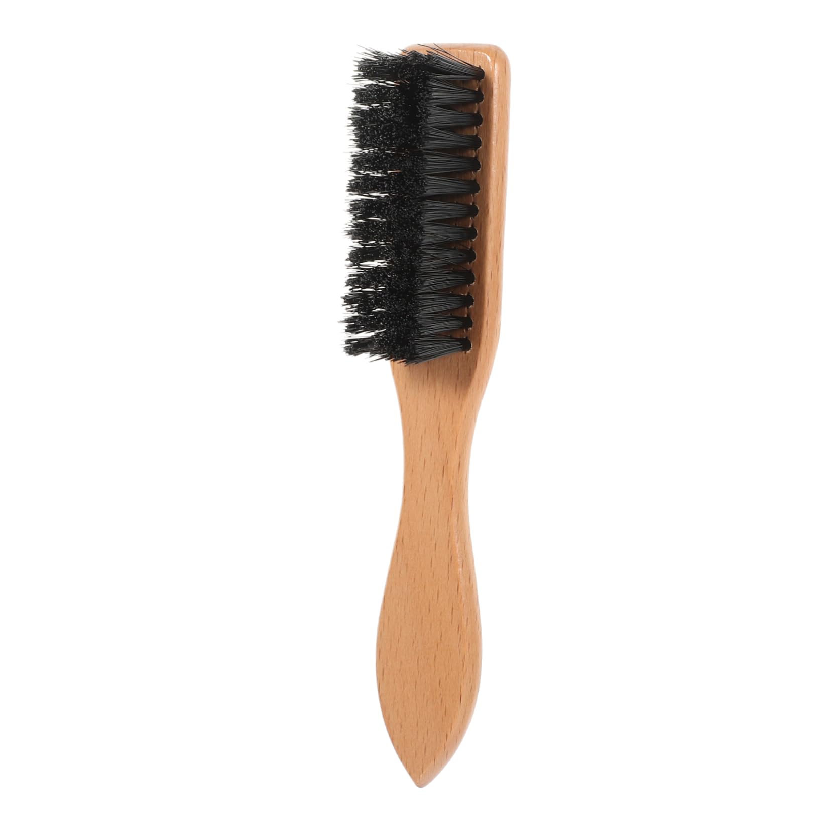 BELLIFFY Beard and Mustache Brush Men's Shaving Brush Wooden Handle Styling Tool Comb