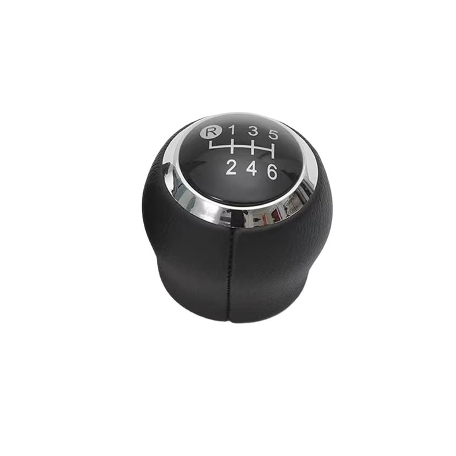 OUVECR Car Shift Gear Knob Handle for Toyota for Corolla for RAV4 1.8MT 2007-2013 Gear Stick Shift Knob 5/6Speed Transmission Gear Shift Cover(Black - 6speed)