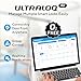 ULTRALOQ Latch 5 World's First Built-in WiFi Smart Lock with Fingerprint, 5-in-1 Keyless Entry Door Lock with Touch Digital Keypad, App Control, Black