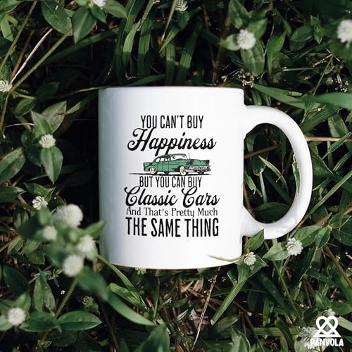 Taza de cerámica blanca Panvola 11 oz con diseño divertido miniatura 5