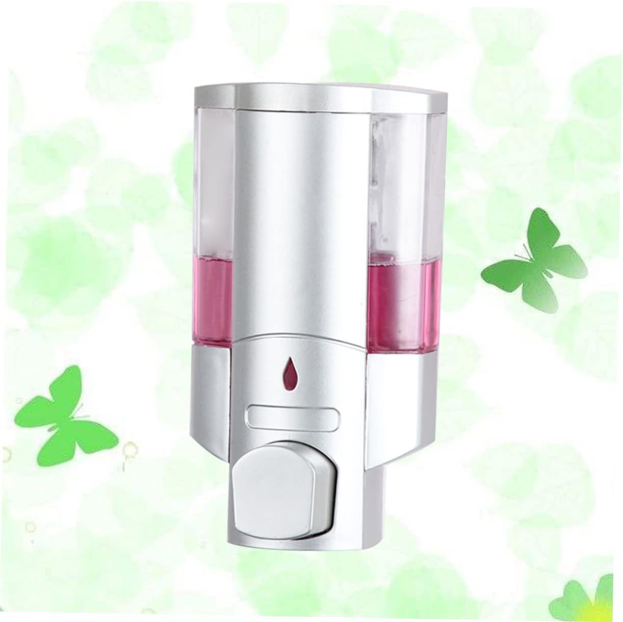 Foaming Soap Dispenser Wall Mounted Liquid Soap Pump for Bathroom Kitchen and Shower Use Plastic No-Leakage Design Easy to Install