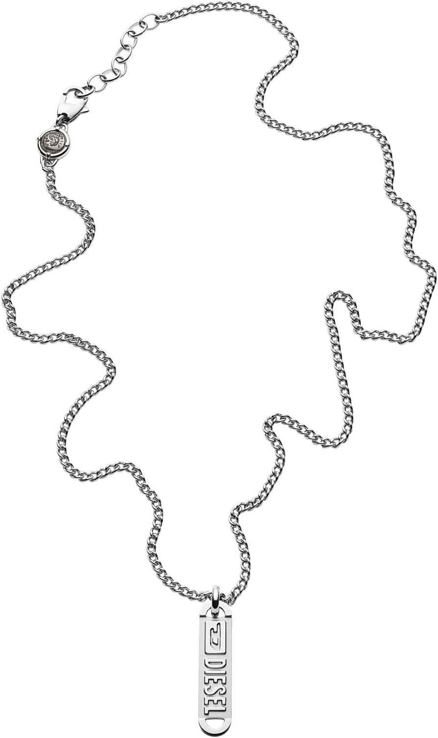 DieselAll-Gender Stainless Steel Dog Tag Pendant Necklace