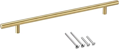 uxcell Tirador de barra en T, 16 pulgadas de longitud, 0.472 in de diámetro, tiradores de gabinete de acero inoxidable de 10 pulgadas (10.079 in) disponible en Yaxa Colombia