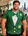 Funny World St. Patrick's Day Shirt Men's Leprechaun Costume Green T-Shirts, 4X-Large, Whiskey