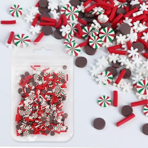 Image of 4 Bags Christmas Nail Charms 5D Mini Santa Claus Snowman Snowflake Gingerbread Man Candy Cane Xmas Sock Christmas Tree Charms for Nails Design Nail Slices DIY Nail Art Decoration