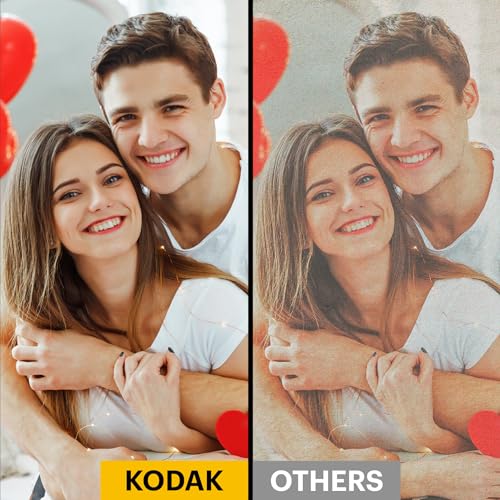 KODAK Dock Plus 4PASS Instant Photo Printer, 4x6” Portable