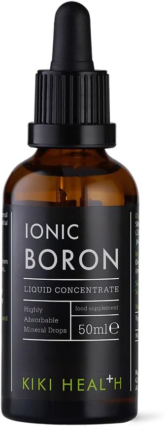 Ionic Boron Liquid Concentrate 50ml – Bone & Mineral Metabolism Support – High Absorption Boron Supplement Drops for Calcium Utilisation & Structural Health, 10mg RI/Serving