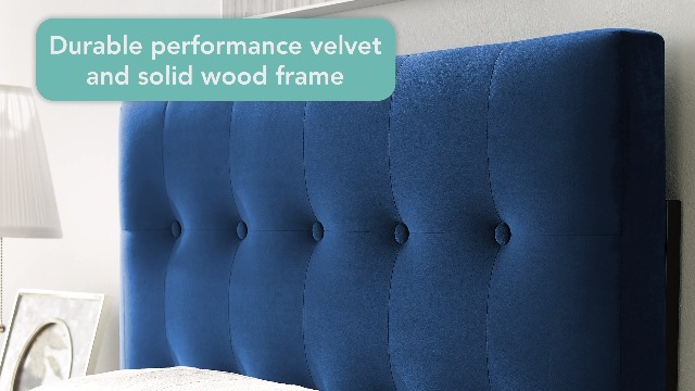 Modway-Emily-Twin-Biscuit-Tufted-Performance-Velvet-Headboard-Navy 51+kFRdLYJL