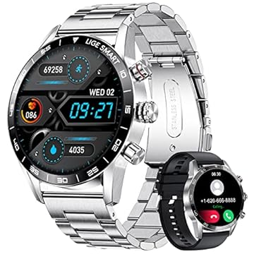 Relógio masculino analógico de quartzo com mostrador grande preto clássico da LIGE à prova d'água relógio de pulso esportivo