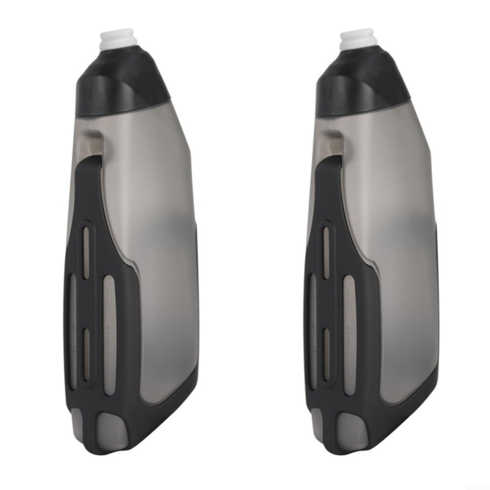Borraccia sportiva da 600 ml con gabbia in fibra di carbonio, bollitore aerodinamico, beccuccio da spremere per bici da strada e MTB (2 pezzi)
