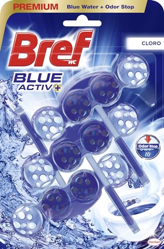 Bref Blue Activ Cloro Cesta WC (3 unidades)
