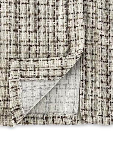 Womens Tweed Open Front Blazers Fitted Jacket Dressy Casual Notch Collar Overcoat Plaid Coat Office Outfits Outwear for Women3