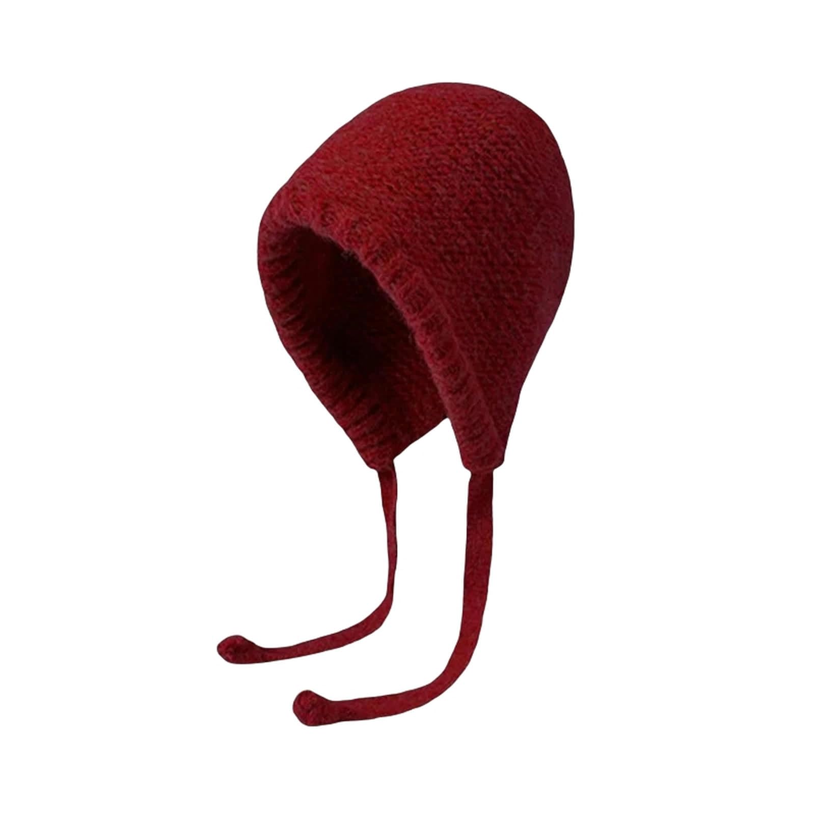 Sweat à capuche en tricot et bonnet femme pour protection thermique hiver