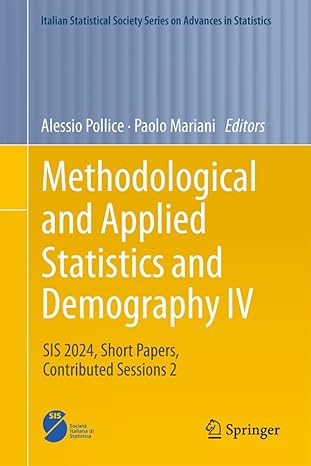 Methodological and Applied Statistics and Demography IV-finelybook