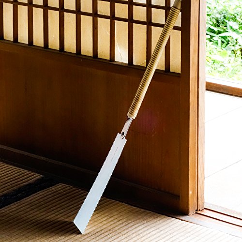 SUIZAN Japanese Pull Saw Hand Saw 9.5 Inch Ryoba Double Edge for Woodworking