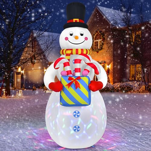Livofloral Aufblasbarer Schneemann, XXL 300cm Aufblasbare...