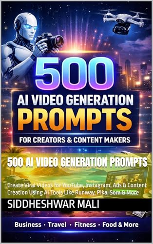 500 AI Video Generation Prompts: Create Viral Videos for YouTube,...