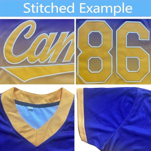 Custom Gradient Baseball Jersey Stitched/Printed Personanlized Hip Hop Shirts Sports Uniform for Men/Women/Youth/Preschool miniatura 3