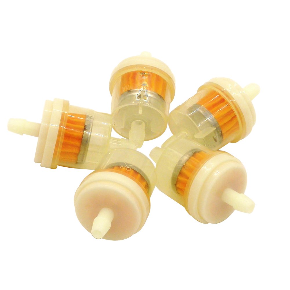 Cancanle 5 Pieces Fuel Filter fit for Honda GX110 GX120 GX140 GX160 GX200 GX240 GX270 GX340 GX390 188F 168F Gasoline Engine Generator Water Pump