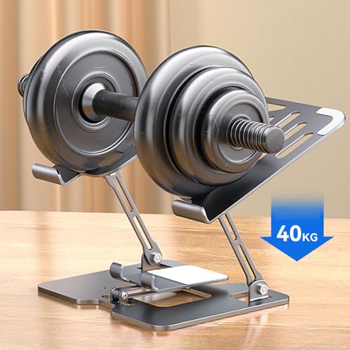Soporte ajustable para laptop y teléfono de acero carbono miniatura 6