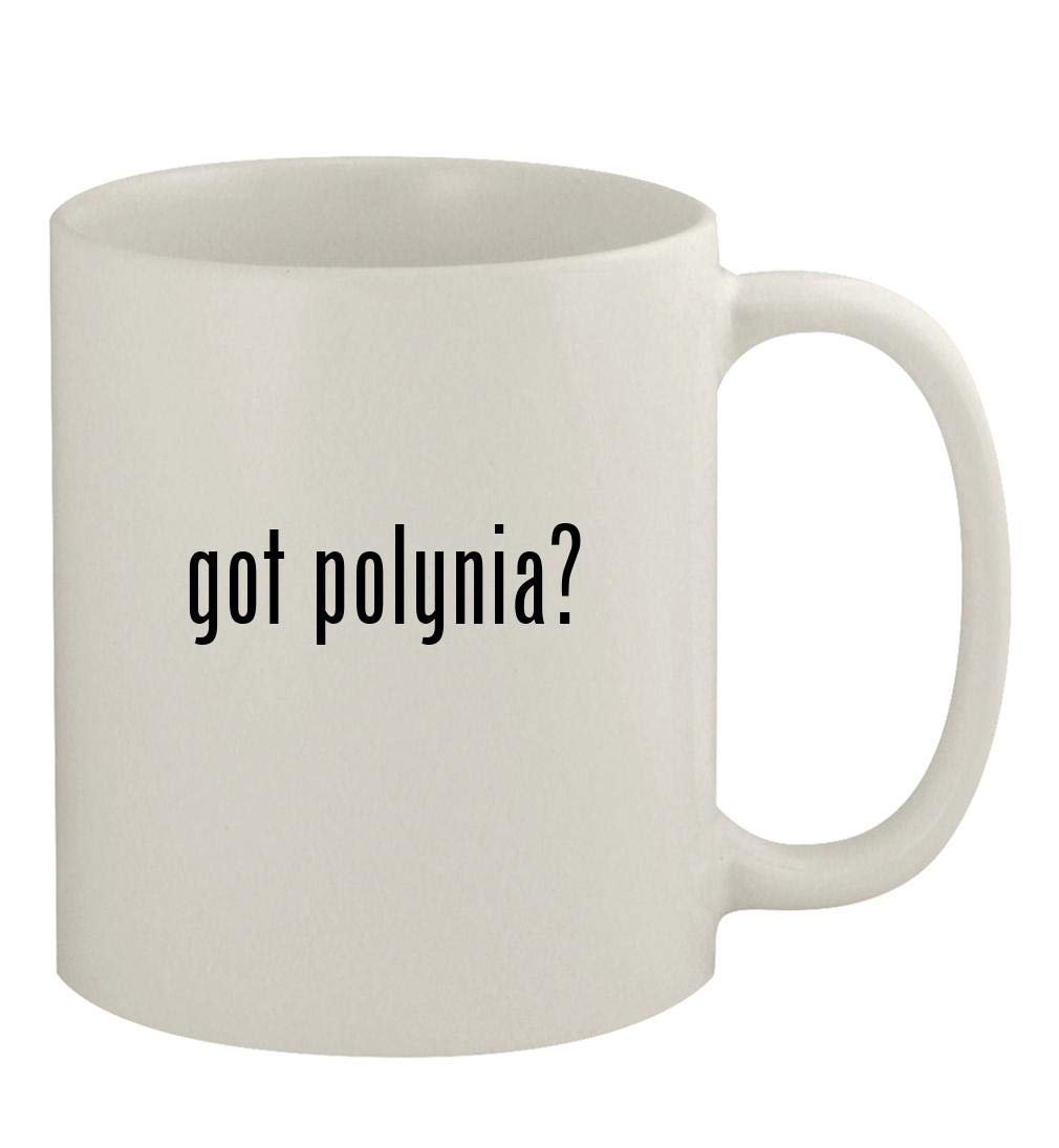 got polynia? - 11oz Ceramic White Coffee Mug, White