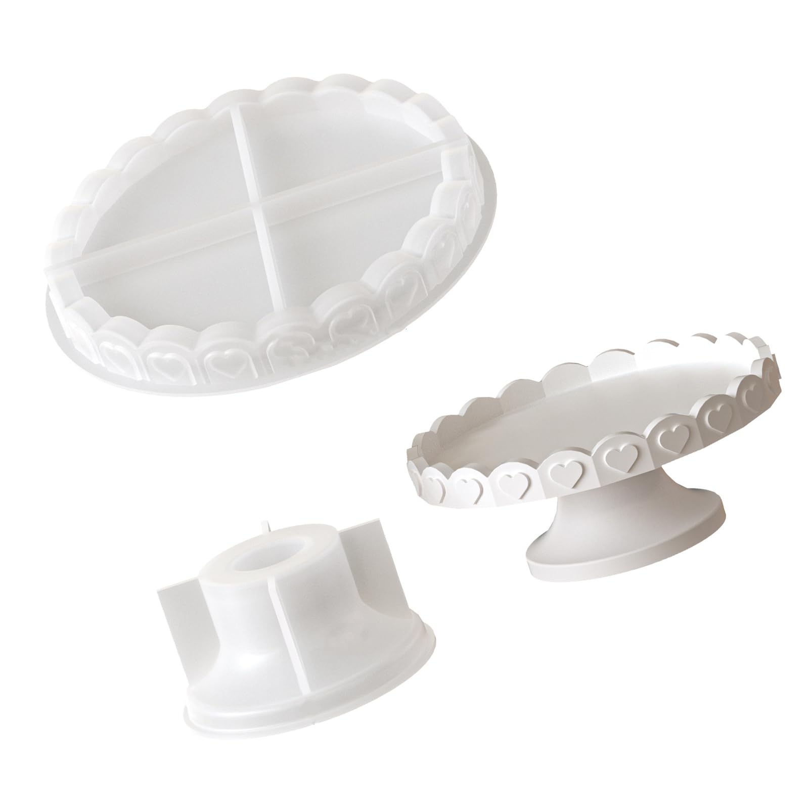 Stylish Embossed Silicone Serving Tray Food Safe for Home Decor Food Grade Silicone Tray