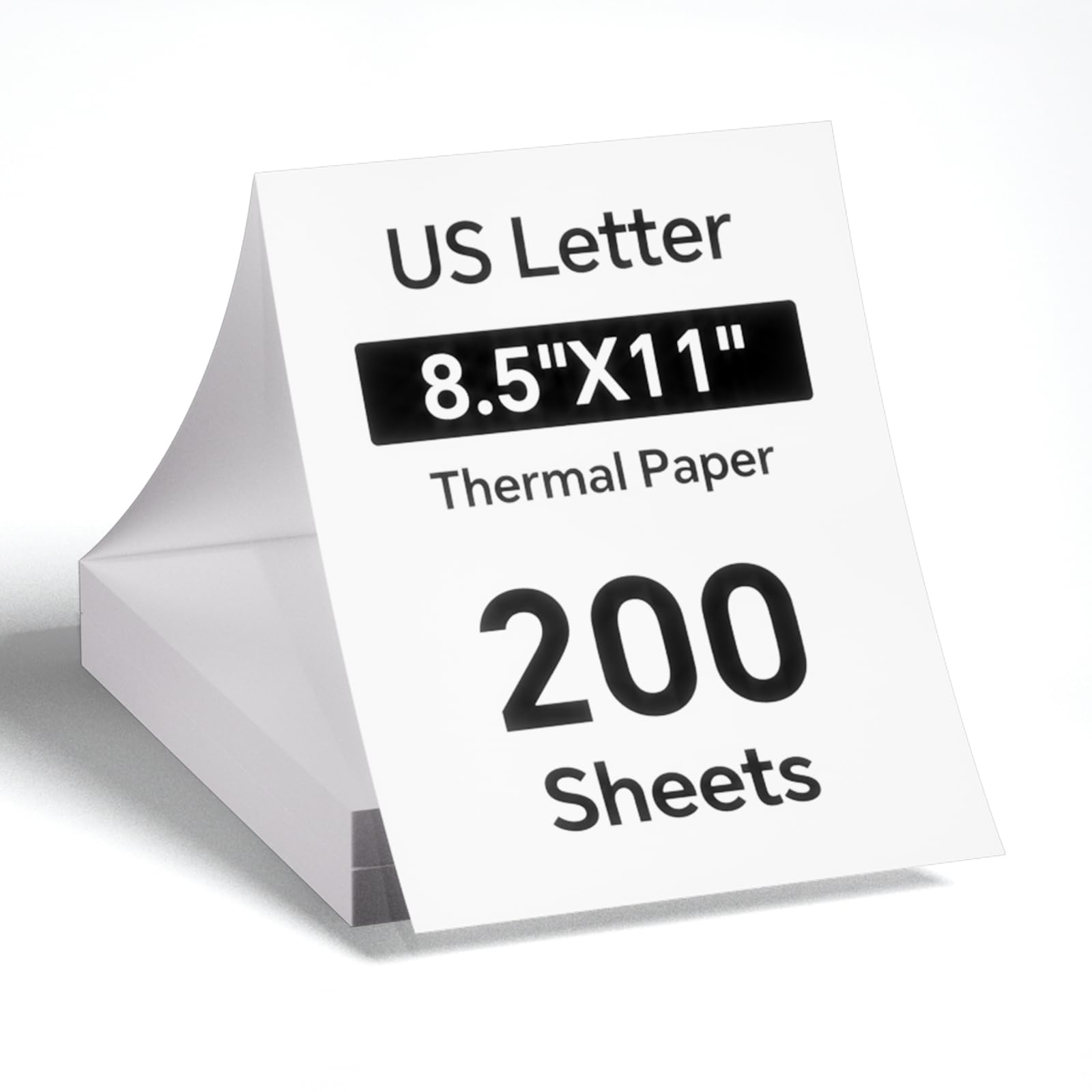 200 Sheets Thermal Paper 8.5 x 11 Inch for Portable Printers, US Letter Size Refill for H…