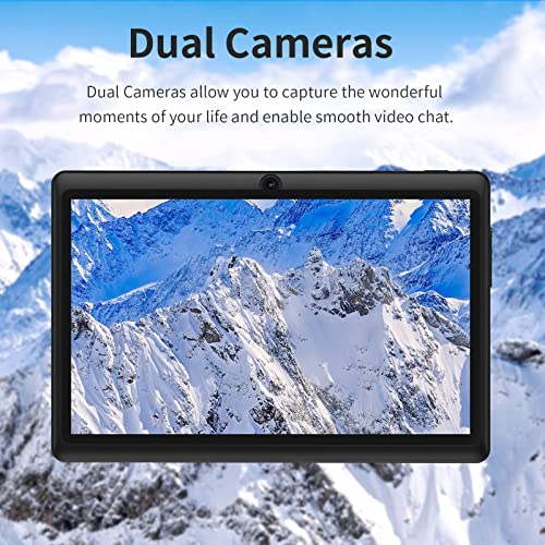 Volentex Tablet 7 Inch Android 11 32Gb Storage (Expandable 128Gb) 2Gb Ram Tablets, Quad Core Processor Tablet Pc, Dual Camera, Wifi, Type C, Include Tablet Leather Case #TOP6