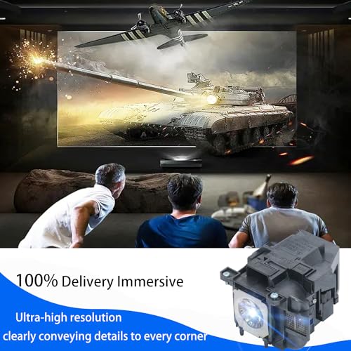 Image of ELP78 /ELP87 /ELP88 Quality Replacement Projector Lamp Bulb for Epson PowerLite Home Cinema S /X27 520 530 1040 2000 2030 2040 2045 730HD 740HD 97H 98H 99WH 955WH EX7230 EX7235 EX3240 EX7240 536Wi