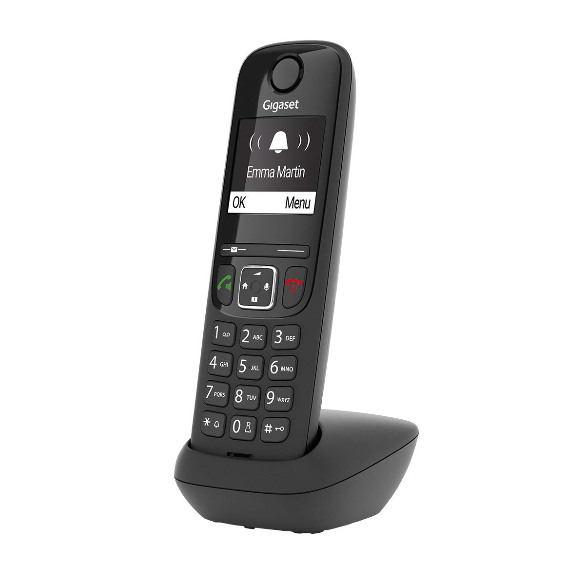 Gigaset AS690HX – Téléphone Sans Fil DECT Italien Mains-Libres, Grand Écran Lumineux, Liste Noire, Longue Autonomie, Compatible Fritz!Box