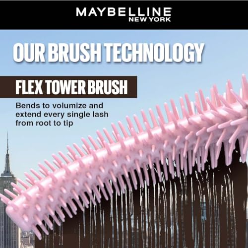 Image of Maybelline New York Lash Sensational Sky High Blue Mascara, True Brown | Lengthening & Easy Wash Formula, 7.2ml