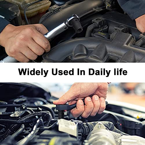 Jetech 3/8 Inch Drive 3/8 Inch Deep Impact Socket, Made With Heat-Treated Chrome Molybdenum Alloy Steel, 6-Point Design, Sae #TOP4