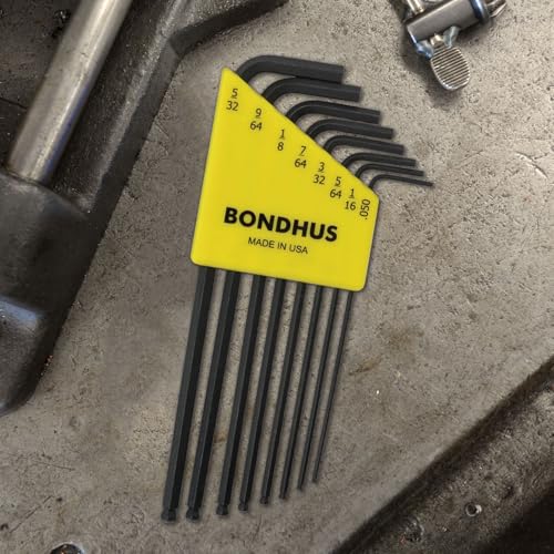 Image of Bondhus 10932 Set 8 Ball End L-Wrench .050-5 /32 inch