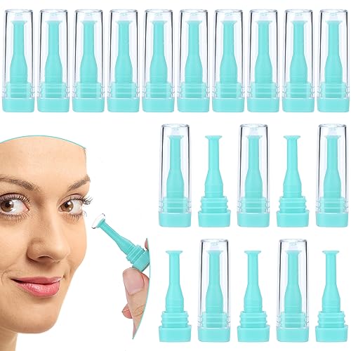 10 Pieces Hard Contact Lens Remover Tool for RGP and Scleral Lenses - Plunger Suction Cup (Green)
