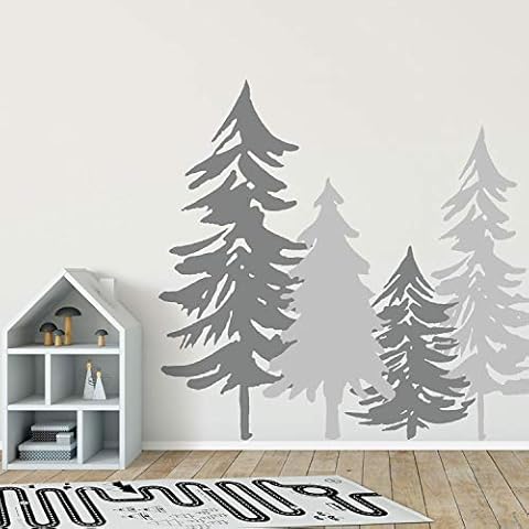 Stickerscape Woodland Tree Silhouette Wall Sticker Cover