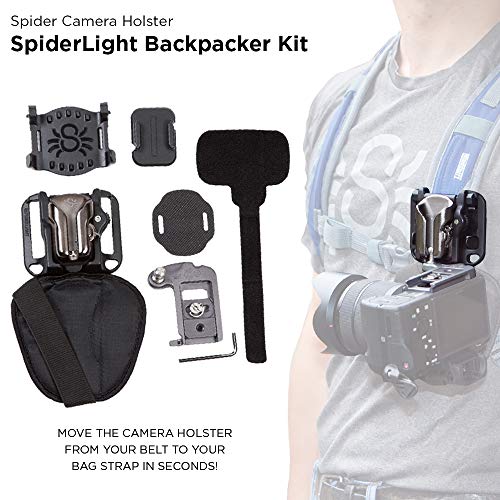 Spider Holster - SpiderLight Backpacker Kit - Carry Your mirrorless Camera on Your