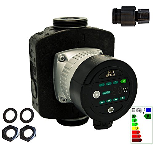 HST | Hocheffiziente Heizungspumpe | Umwälzpumpe | HST EP 32-80/180 mm | 8 Meter Förderhöhe u