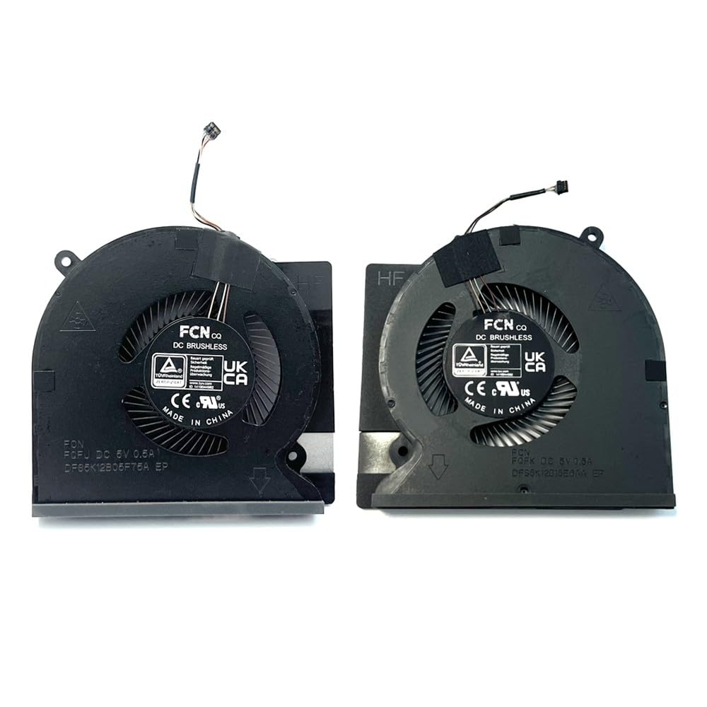 CPU Fan + GPU Fan Cooling Fan Cooler for Razer Blade 14 RZ09-0482 5V