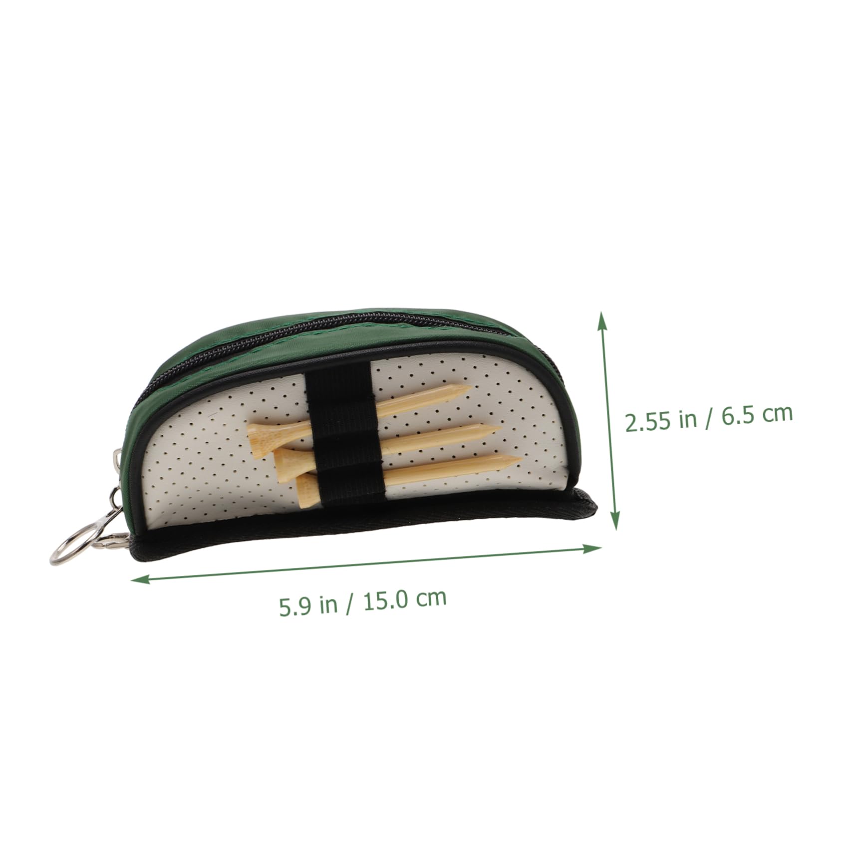 Hemoton Portable Tennis Ball Bag with Zipper Closure Durable Waist Pouch for Golf Balls and Sundries Lightweight Design for Travel and Outdoor Activities