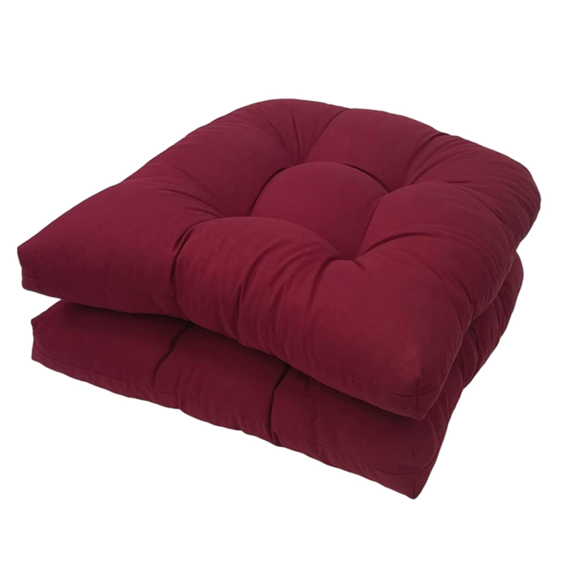 Coussins Chaise en Osier Forme U pour l'Ambiance de Patio