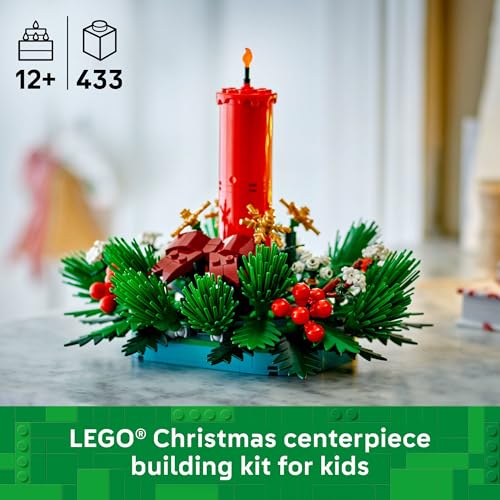 LEGO Christmas Table Decoration Building Toy for Kids - Brick-Built Holiday Centerpiece & Festive Room Decor - Christmas Craft for Girls & Boys, Ages 12+ - Gift Idea for Families - 40743 - Image 3