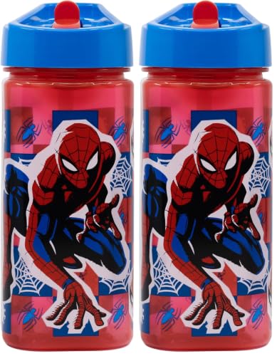 Stor BOTELLA SQUARE 510 ML SPIDERMAN ARACHNID GRID (Paquete de 2)
