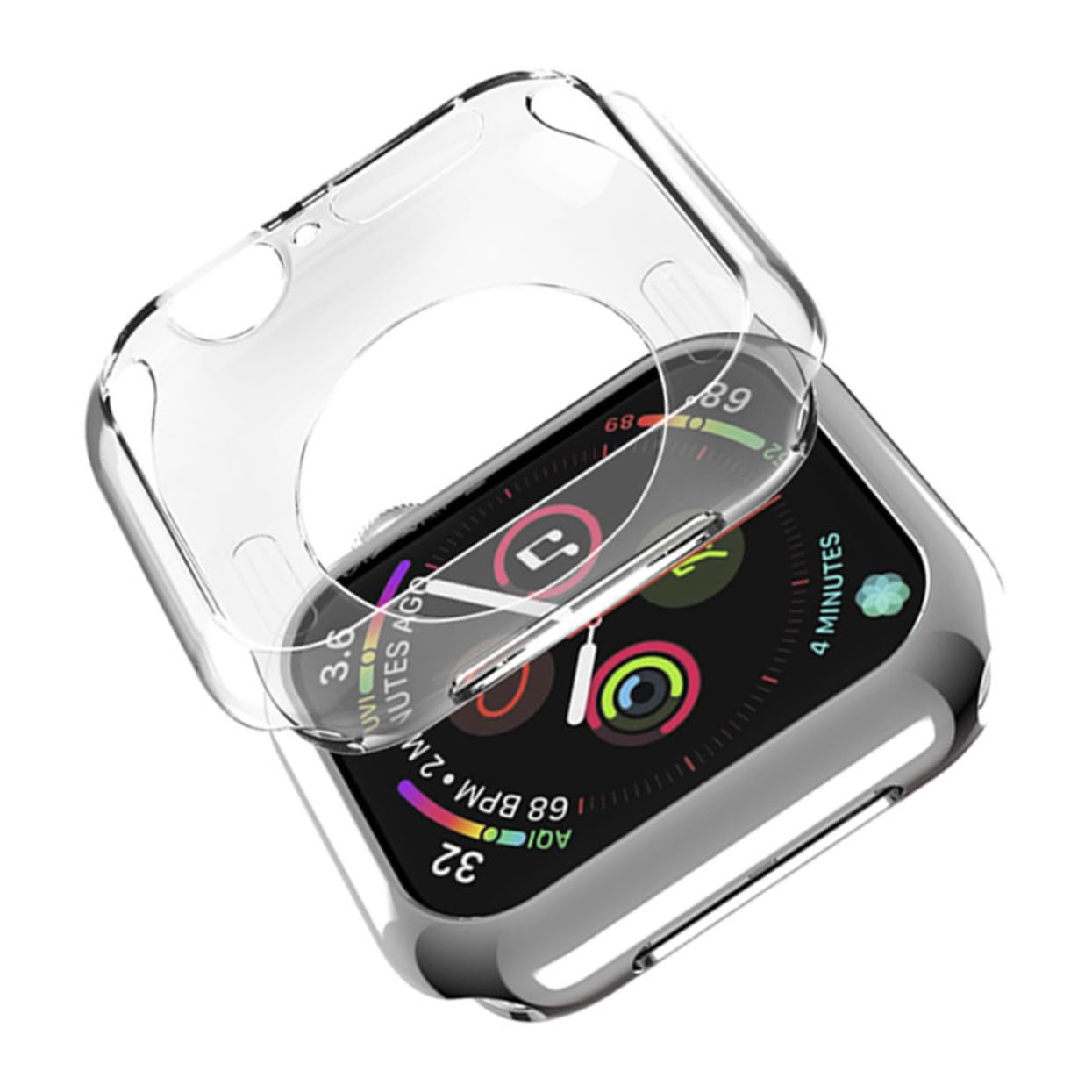 Housoutil Frame Ultra- Protector Soft Cover Reloj Inteligente Bumper Watch Protective Case