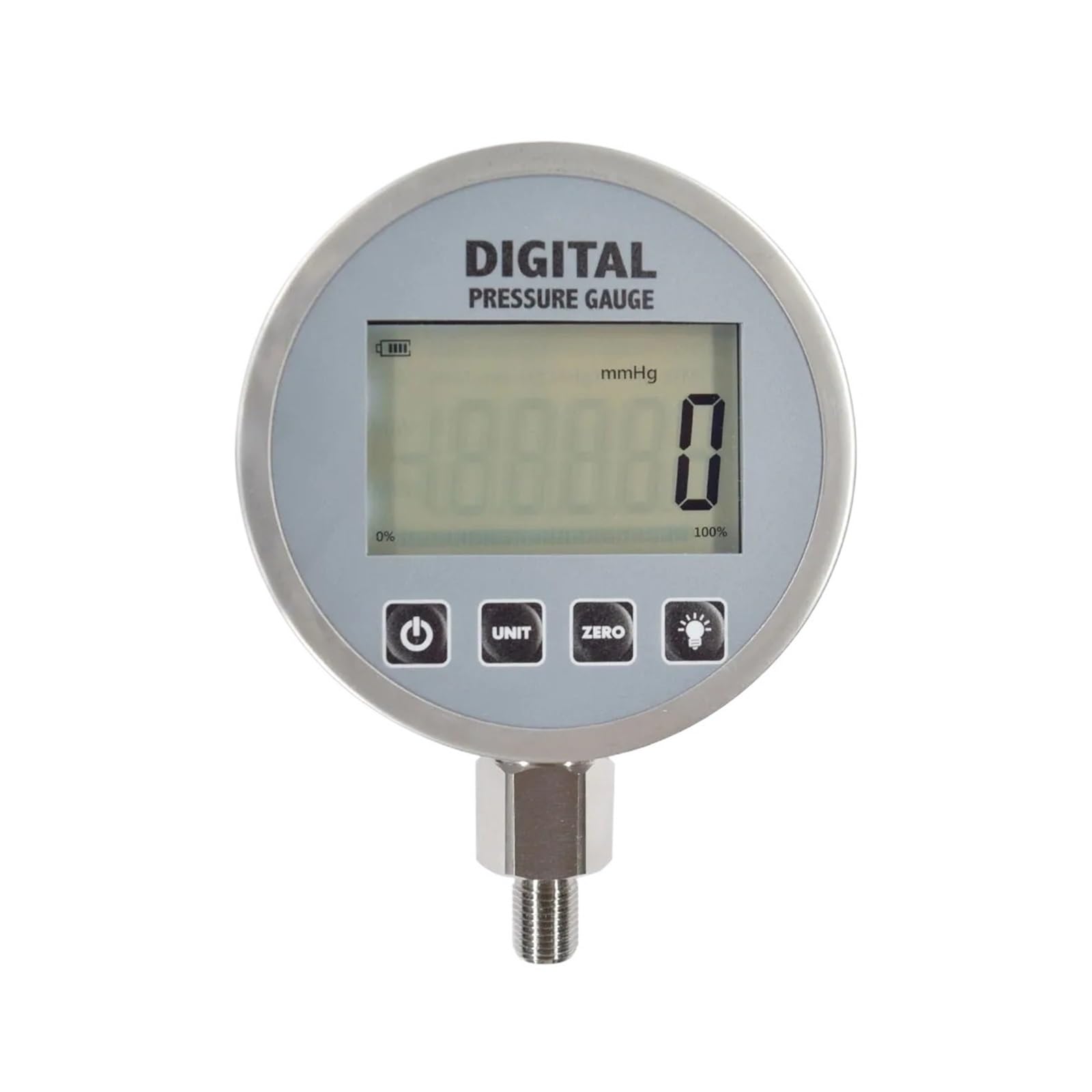 Edelstahl-Manometer, Genauigkeit 0,4–105 mm, digitales Manometer, Flüssigkeitsmessgerät, Öl-Wasser-Messung(0-6Mpa)