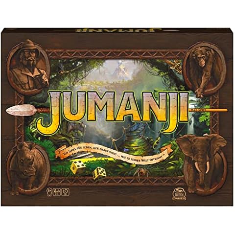 Spin Master Jumanji Board Game for Adventurers Cover