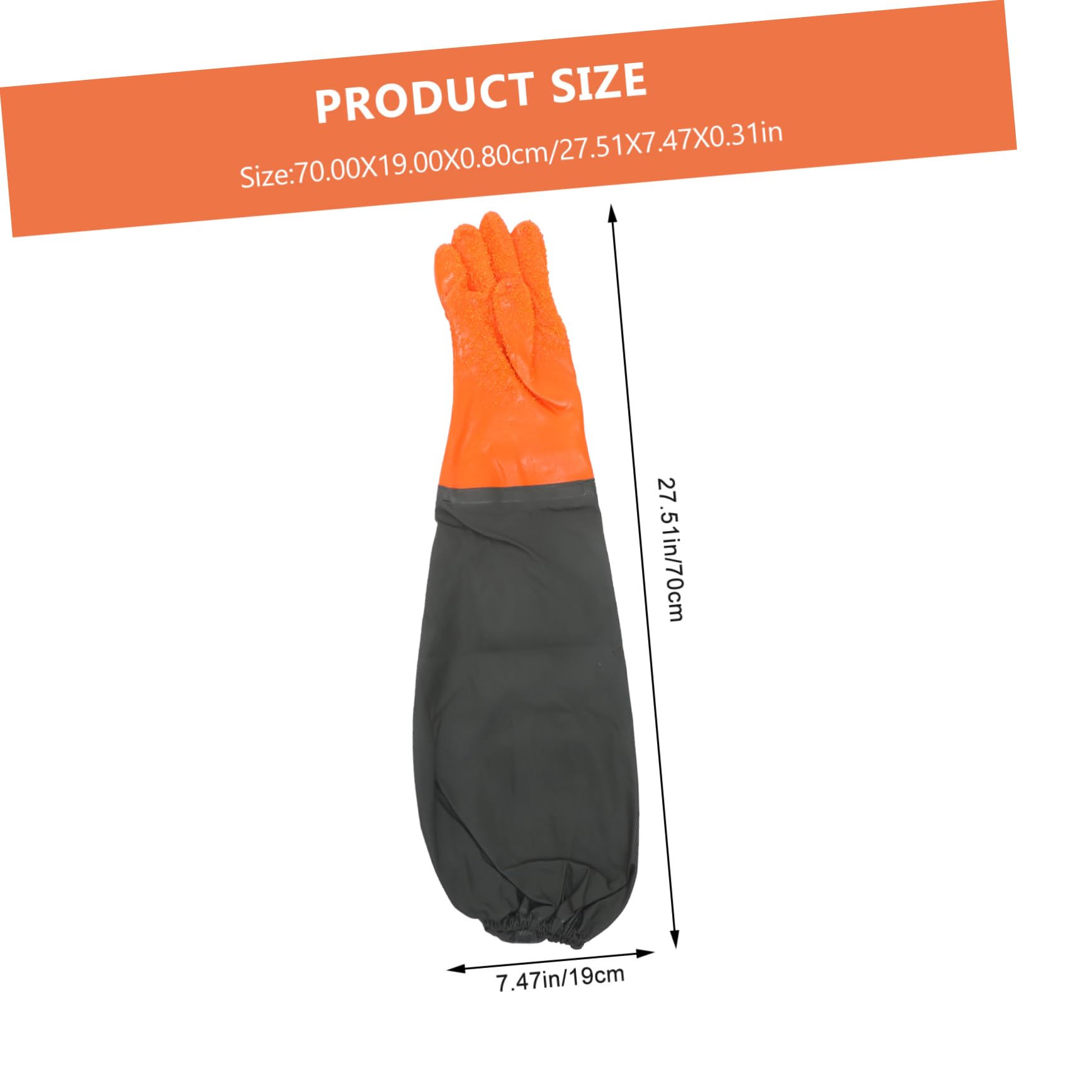 DIYEAH Fishing Gloves for Cold Weather Long Waterproof Outdoor Gloves Men's Heavy Duty Industrial