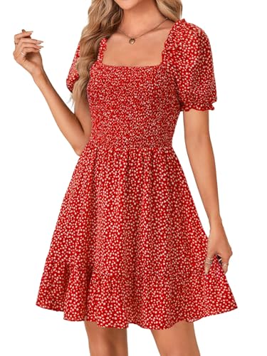 Image of Rooscier Women's Summer Boho Mini Dress