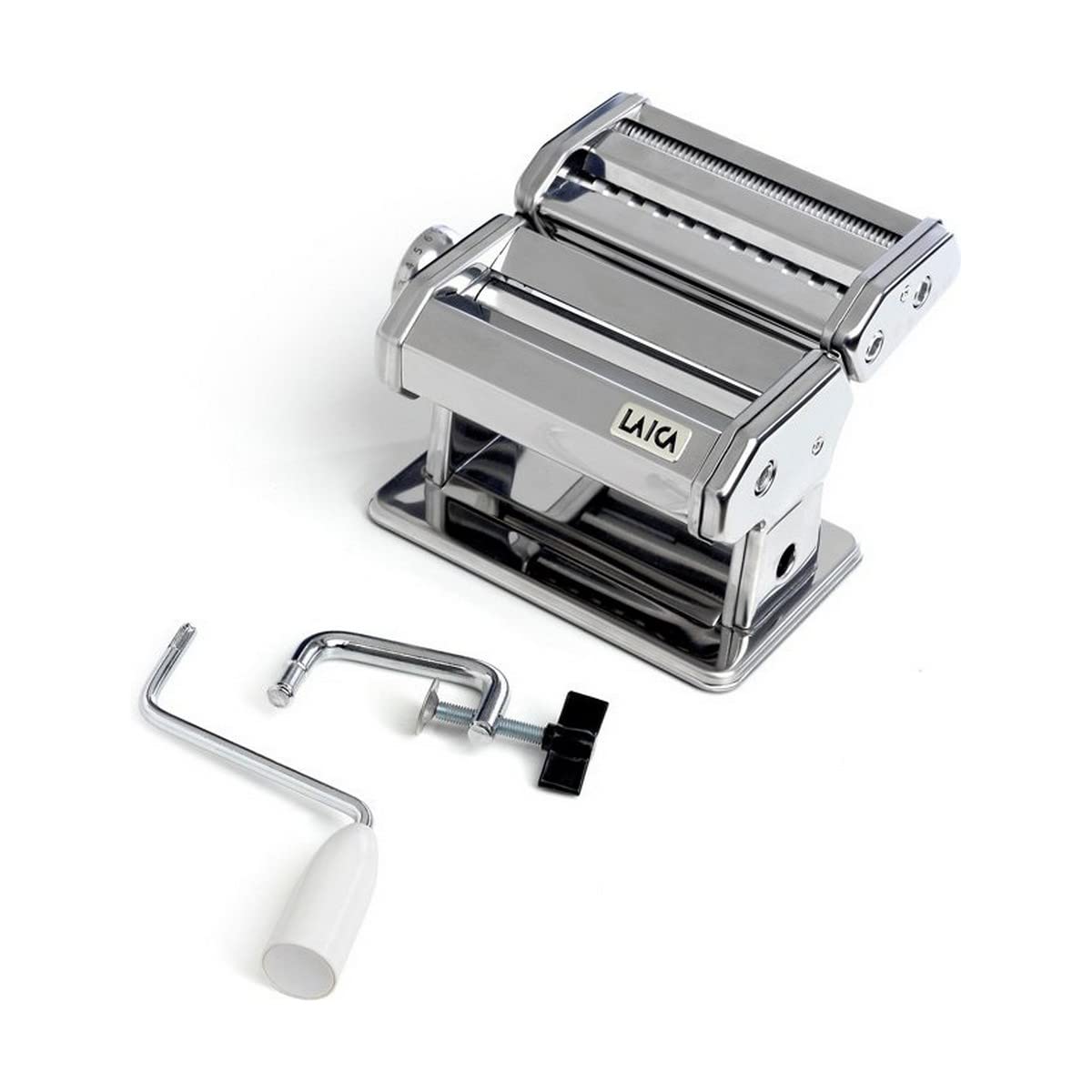 Laica PM2000 Macchina per la Pasta, Acciaio Inossidabile, Argento