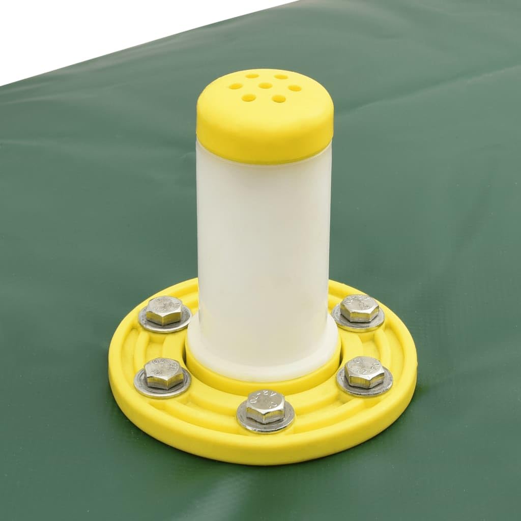 Depósito de agua plegable de 2100 L de PVC resistente a desgarros con grifo y salida de aire, depósito rectangular de agua de lluvia para riego de jardín, camping, terraza e invernadero